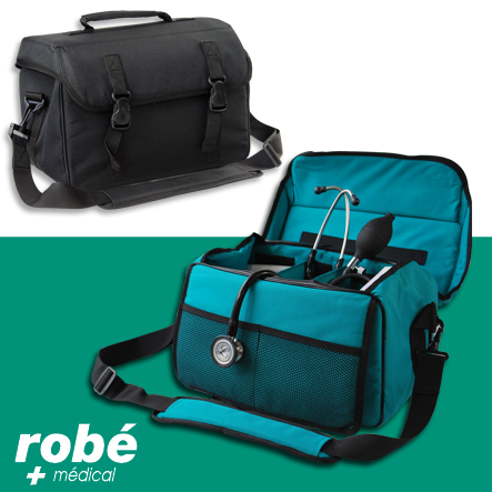 Mallette infirmière avec séparations amovibles Robé Médical - Dim. 35 x 20 x 25cm