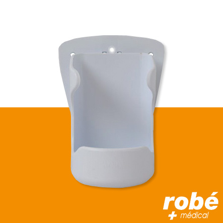 Support mural pour flacon pompe 300 et 500 ml