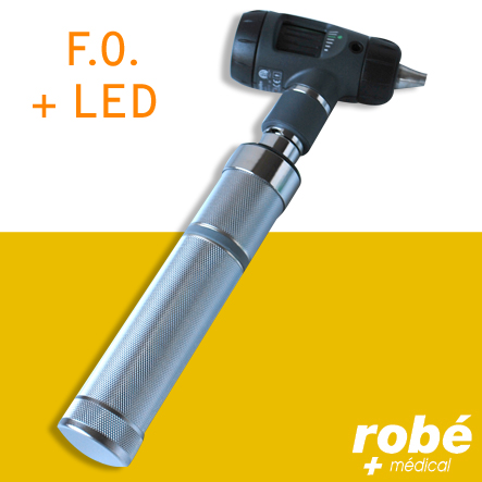 Otoscope Macroview Welch Allyn FO à Led avec manche à piles