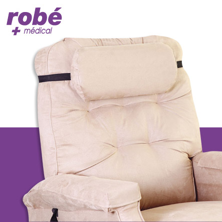 Coussin cale-tête confort pour fauteuils releveurs