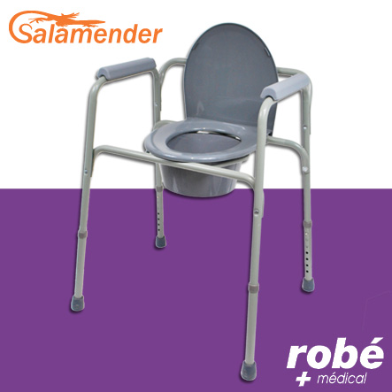 Chaise percée 3 en 1 cadre de toilette S131