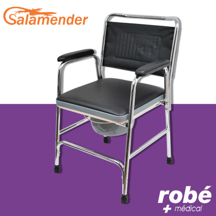 Chaise percée acier chromé S132 - Salamender