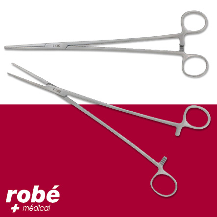 Pince hémostatique Bengolea inox stérile à usage unique 25 cm