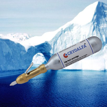 Cryoalfa Lux vétérinaire cartouche autobloquante embouts multiples
