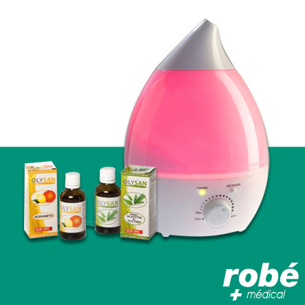 Humidificateur diffuseur huiles essentielles aromathérapie H-Rainbow