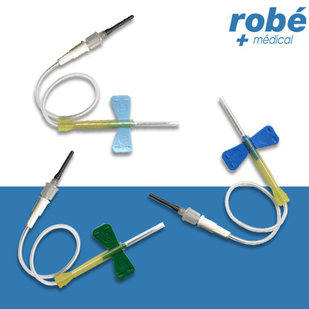 Microperfuseurs de sécurité BD Safety Lok avec adaptateur - Boîte de 50