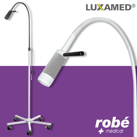 Lampe d'examen Led Luxamed forte intensité 50 000 Lux avec poignée amovible - Fabrication Allemande