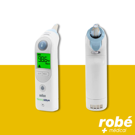 Thermomètre auriculaire Thermoscan Pro 6000 - WelchAllyn - Alimentation piles