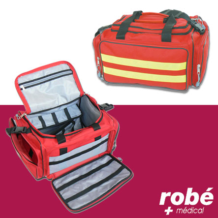 Sac de secours d'urgence sac à dos Robé Médical - Dim. 35 x 45 x 21cm