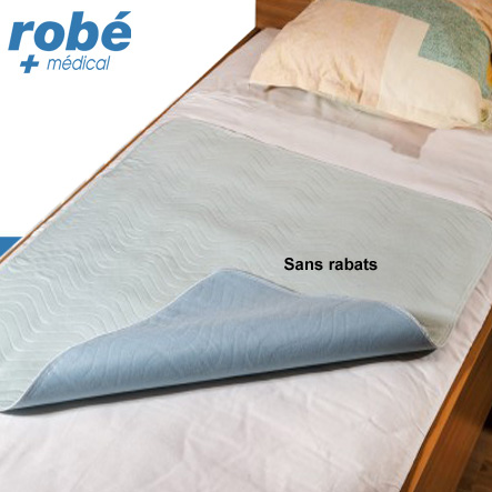 Alèse absorbante lavable 4 épaisseurs avec ou sans rabats
