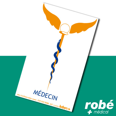 Caducée adhésif Médecin - Non daté