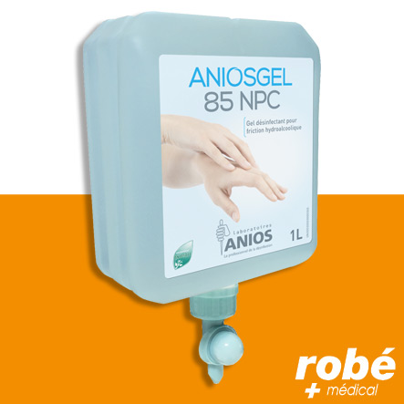 Gel Hydroalcoolique - Poche étanche 1L Cpa - Aniosgel 85 Npc Anios