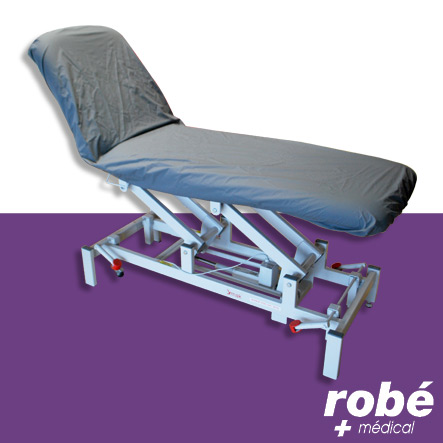 Drap housse élastiqué polyester enduit pour table de massage et divan