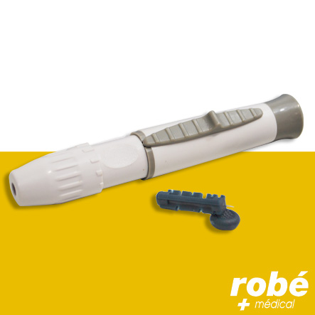 Stylo autopiqueur pour lancettes stériles