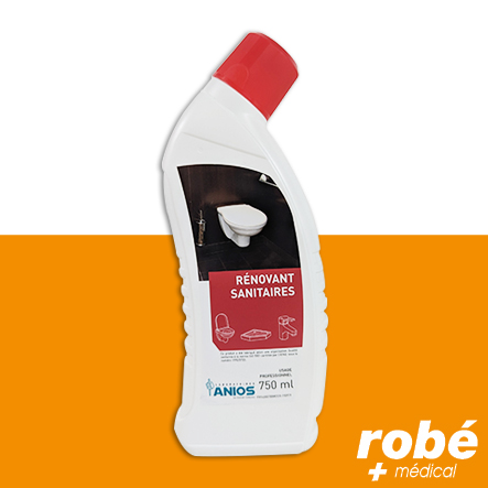Rénovant sanitaire Anios à l'acide phosphorique - Flacon 750ml