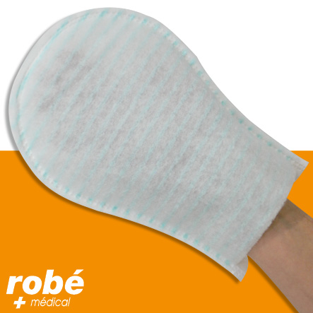 Gants de toilette pré-savonnés à humidifier - Lot de 20