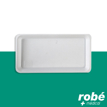 Plateaux plastiques usage unique 10 x 20cm - Lot de 400