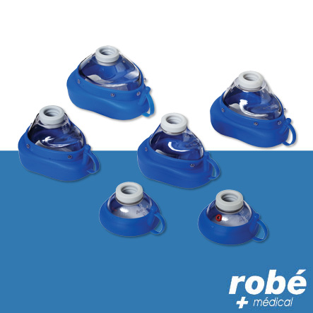Masque Ambu réutilisable avec bourrelet gonflable en silicone