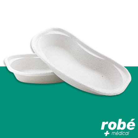Haricots à usage unique - en fibres de carton - écoresponsable - Lot de 300