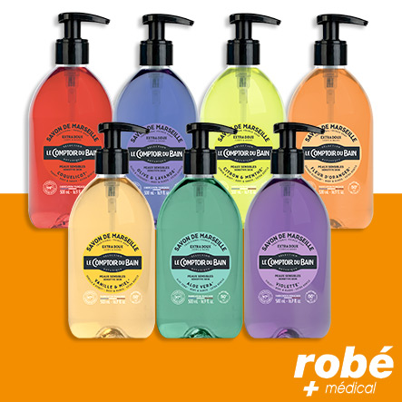 Savon de Marseille traditionnel liquide - Corps et main - Le Comptoir du Bain - 500ml