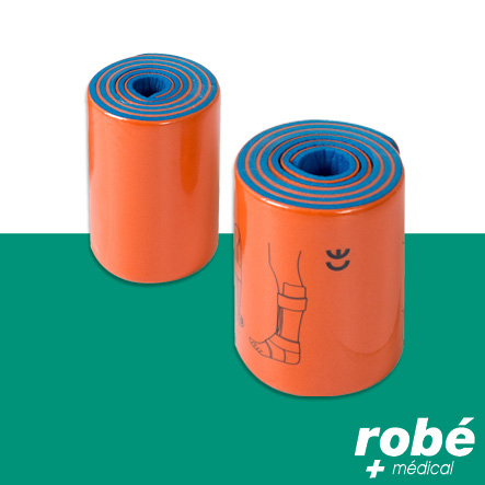 Attelle Boston pour immobilisation en cas d'urgence - Modelable, réutilisable et découpable