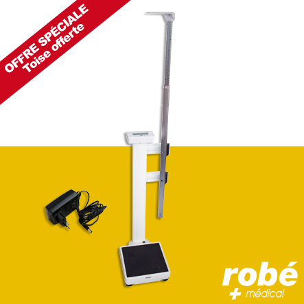 Pèse-personne à colonne toise alu IMC Classe III Ms125 - 250 kg - Marsden