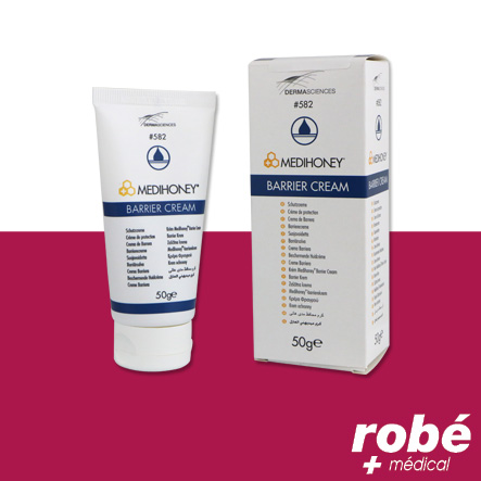 Crème barrière de protection plaies et corps au miel Medihoney - Tube de 50g