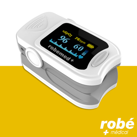 Saturometre oxymetre digital avec écran O-Led - Robemed