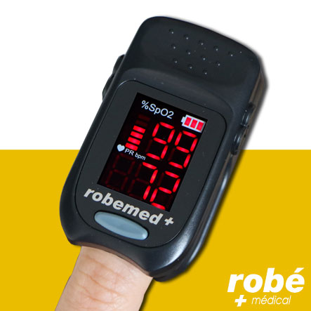 Saturometre oxymetre digital avec écran Led - Robemed