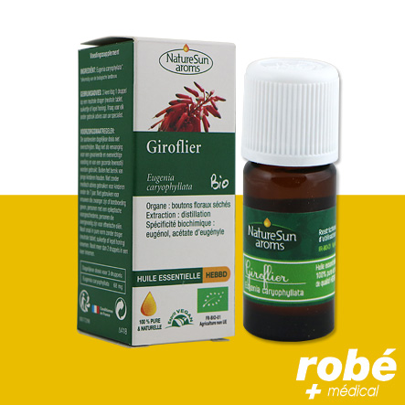 Huile essentielle Giroflier Bio NatureSun Aroms - Flacon 10ml
