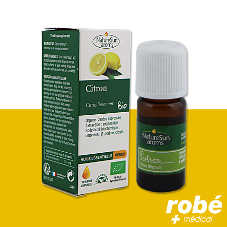 Huile essentielle Citron Bio NatureSun Aroms - Flacon 10ml