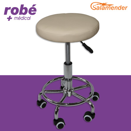 Tabouret pivotant à hauteur variable Gris S51 - Salamender