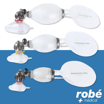 Insufflateur Bavu en Sebs monopatient sans Pvc ni latex - Robé Médical