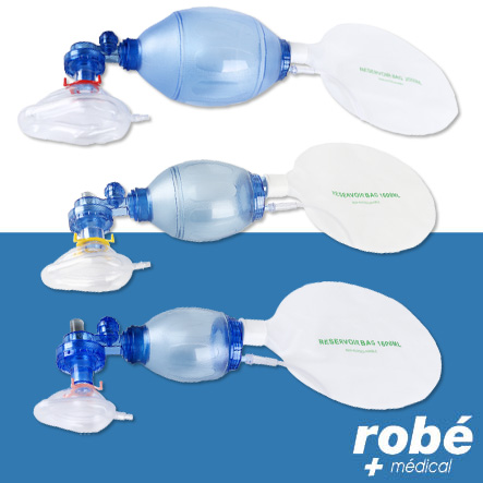 Insufflateur Bavu en Pvc monopatient masque bourrelet gonflable - Robé Médical