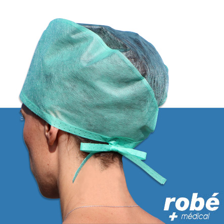 Calot chirurgien non tissé à usage unique - Épaisseur 40g - Boîte de 160 - Bastos