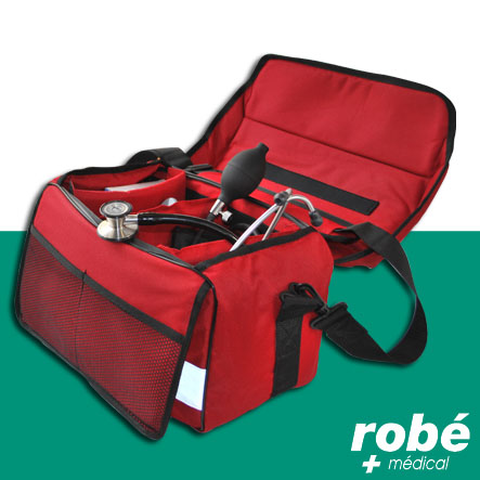 Mallette de secours avec séparations amovibles - Emergency - Robé Médical - Dim. 36 x 25 x 20cm