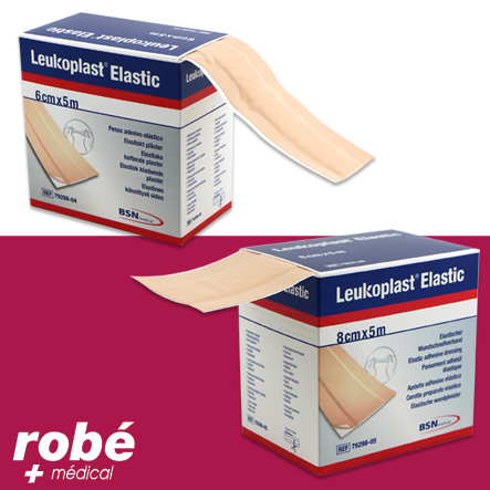 Leukoplast Elastic Bsn Médical - Pansement adhésif tissé élastique à découper