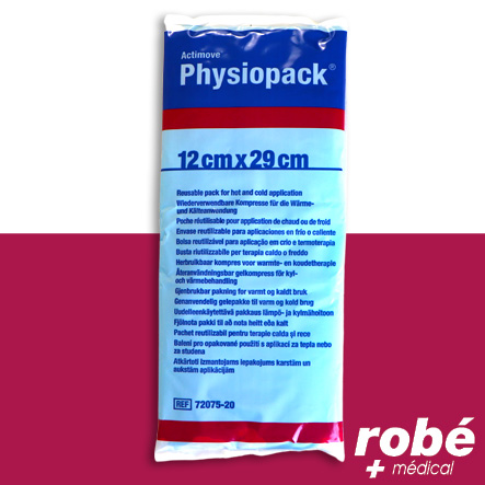 Physiopack - Poche réutilisable pour application de froid ou de chaud - Bsn Médical - 12 x 29cm