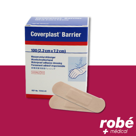 Coverplast Barrier Bsn Médical - Pansement adhésif imperméable - Boîte de 100