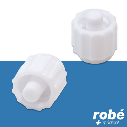 Bouchon d'obturation BD Luer Lock mâle - Stérile, à usage unique - Lot de 100