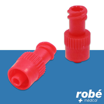 Bouchon d'obturation BD Luer Lock mâle-femelle - Boite de 100