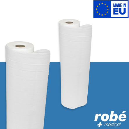 Drap d'examen gaufré 2 plis largeur 68cm - 137 formats - Fabrication européenne - Robé Médical