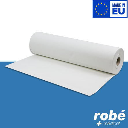 Drap d'examen gaufré ouate recyclée 135 formats 50 x 34cm Fabrication européenne - Robé Médical