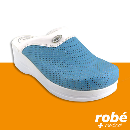 Sabots médicaux pour femme coloris bleu ciel - Prodexy