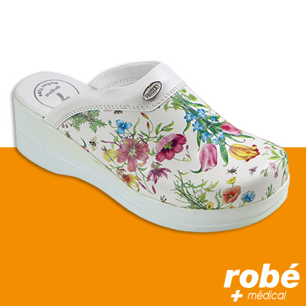 Sabots médicaux pour femme impression florale - Prodexy