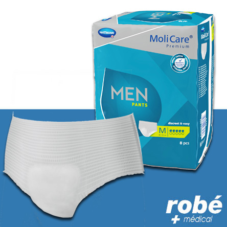 Slips absorbants MoliCare® Premium men - Paquet de 7, 8 - Hartmann