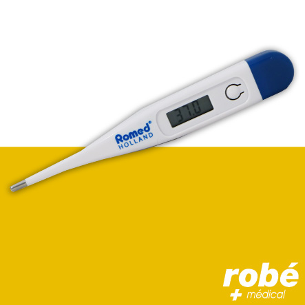 Thermomètre digital avec embout rigide - Romed