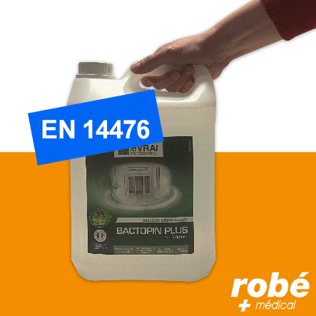 Nettoyant désinfectant 5L au Pin des Landes - solution moussante toutes surfaces - Bactopin Plus