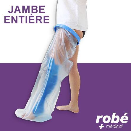 Housse protectrice pour plâtre et bandage étanche - Adulte
