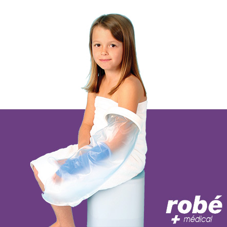 Housse protectrice pour plâtre et bandage étanche - Enfant